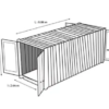 CONTAINER 20 PIEDS DOUBLE DOOR