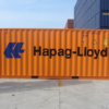 CONTAINER 20 PIEDS ORANGE 1ER VOYAGE (NEUF)